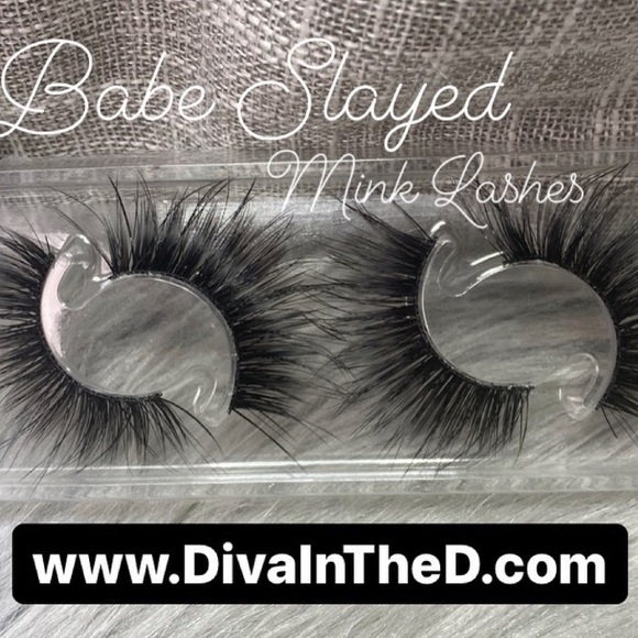 2 Pairs of Baby Slayed 16MM Mink Lashes Handmade - Picture 2 of 2